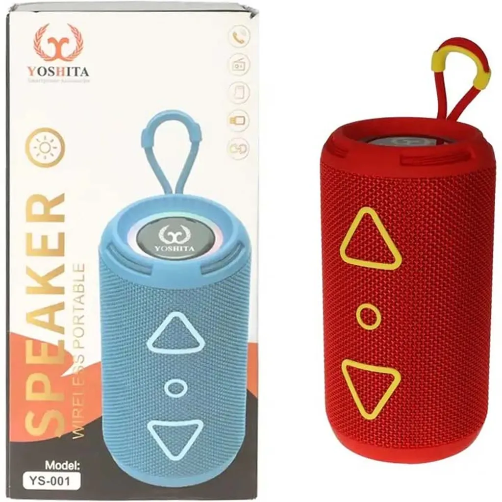 اسپیکر بلوتوثی قابل حمل یوشیتا ۱۶ وات مدل Yoshita YS-001 با گارانتی 12 ماهه شرکتی