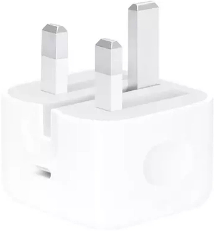 شارژر دیواری 20W اپل پارت نامبر B/A باگارانتی 18 ماهه شرکتی (سه پین)